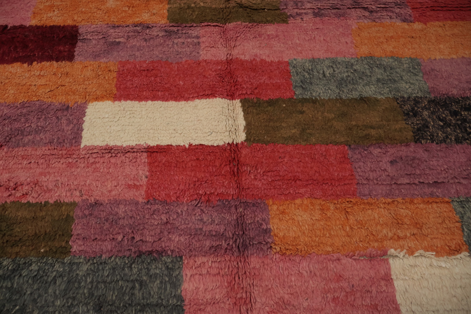 All-Over Plush Moroccan Living Room Area Rug 8x11