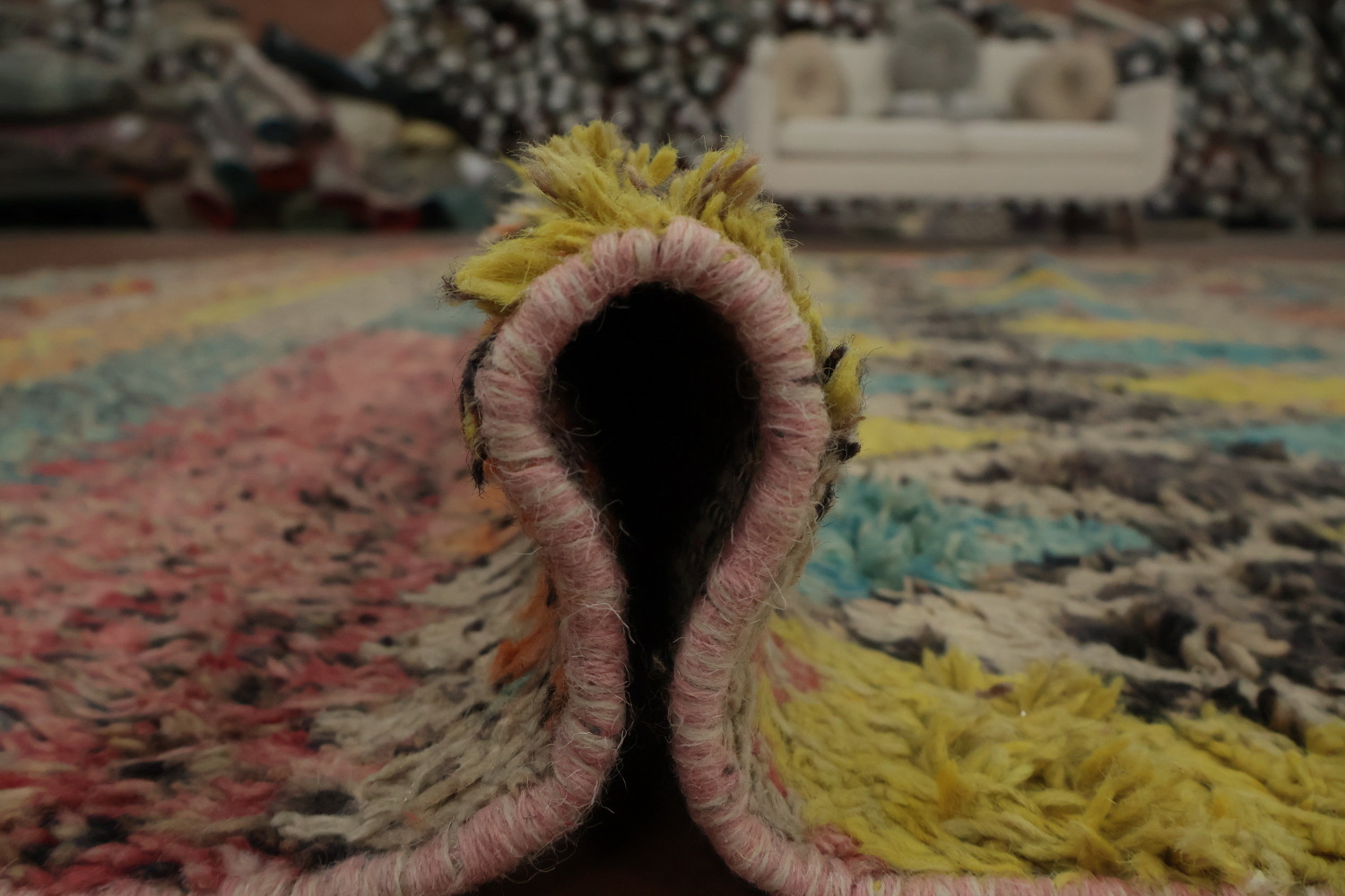 Bohemian Moroccan Area Rug 9x15 for a Modern Artistic Touch