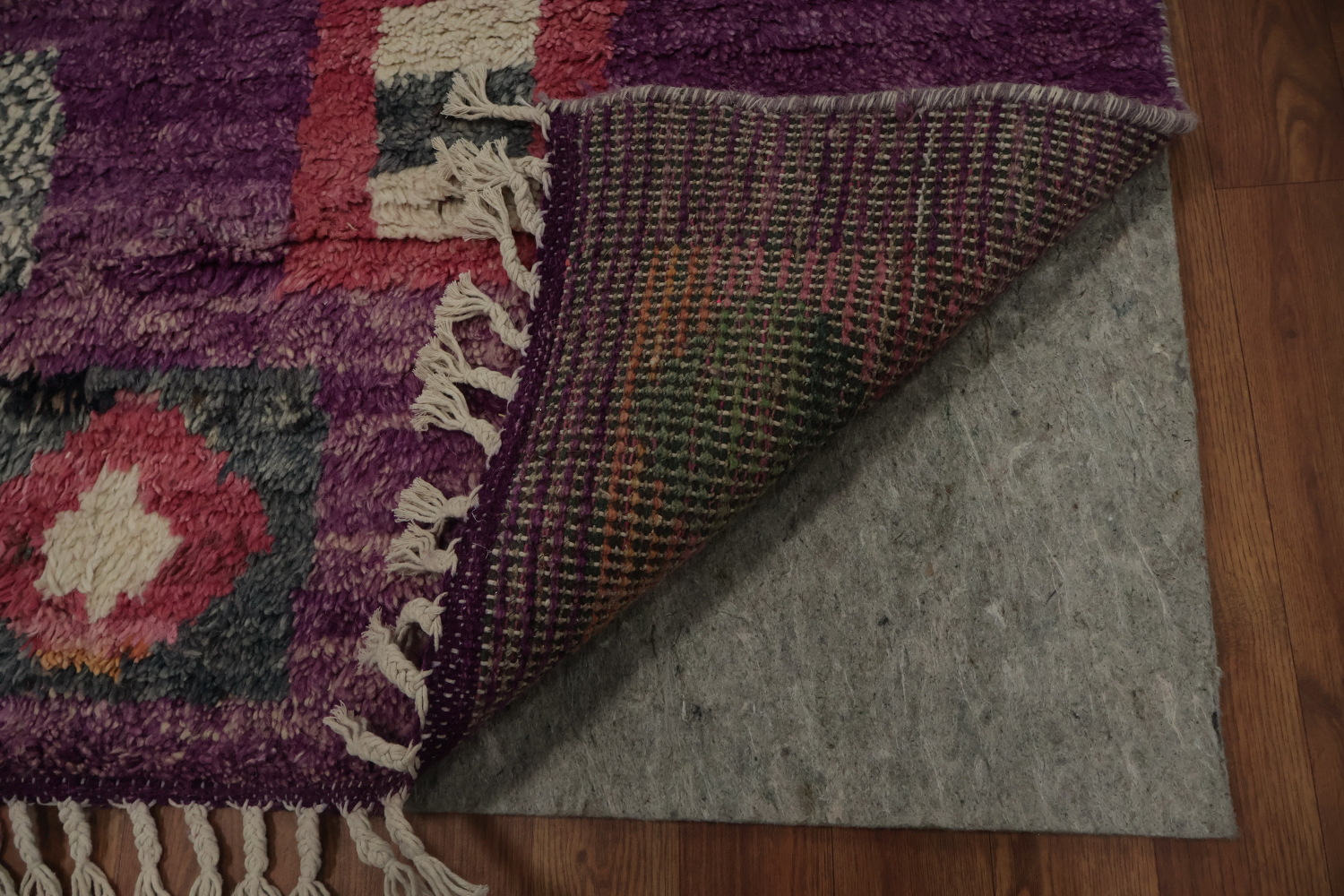 Purple Tribal Moroccan Oriental Large Rug 9x15
