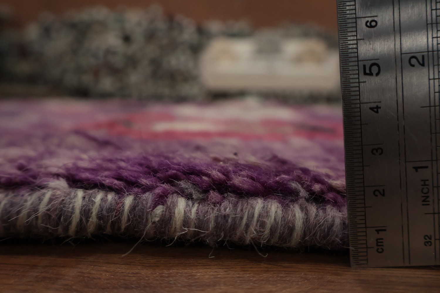Purple Tribal Moroccan Oriental Large Rug 9x15