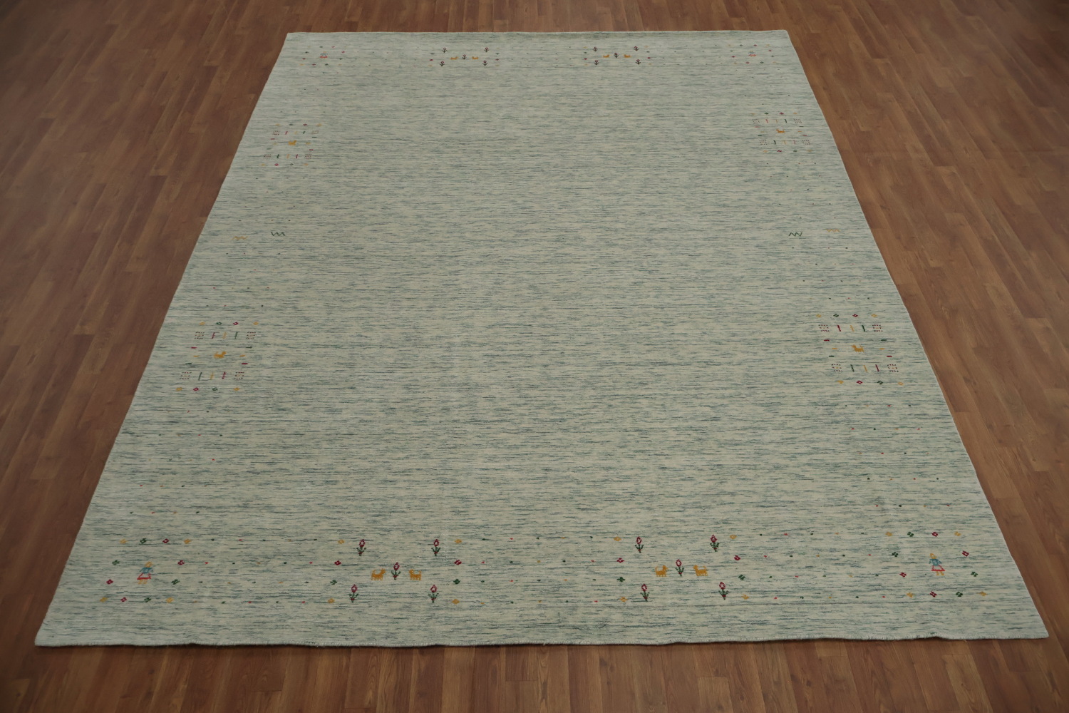 Sleek Gabbeh Large Area Rug 9x12 Featuring Minimalistic Details