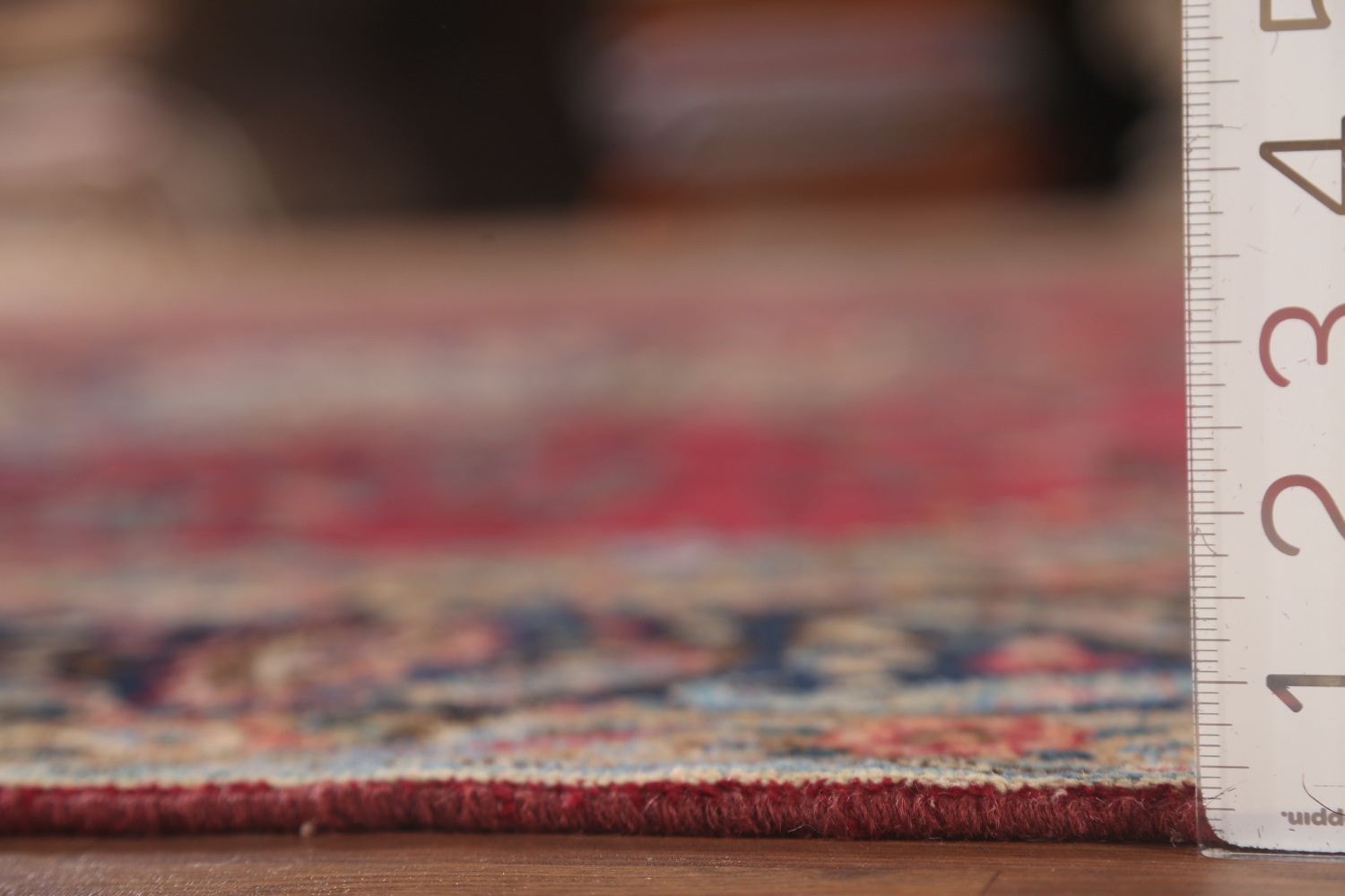 Antique Vegetable Dye Yazd Persian Area Rug 8x12