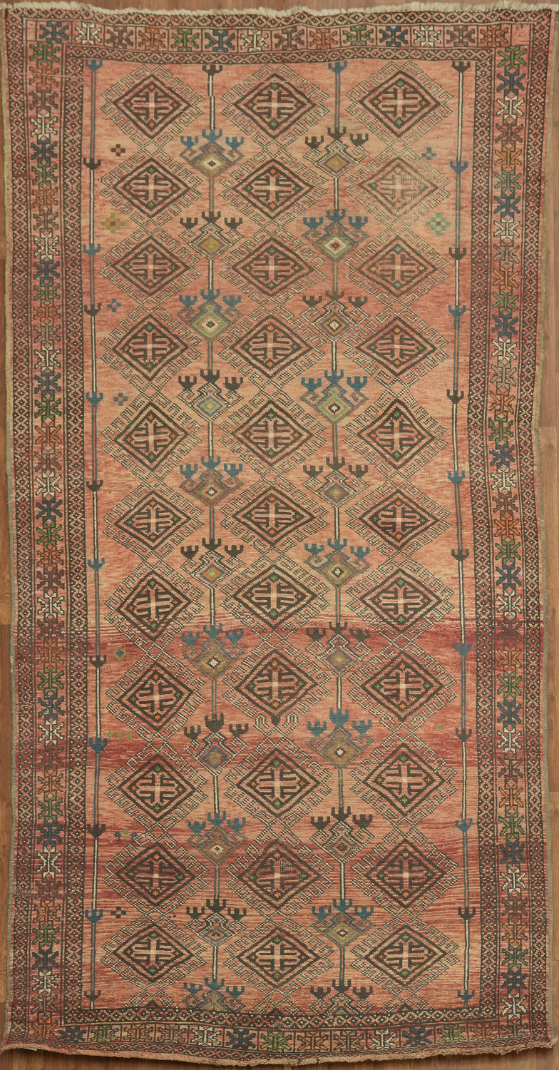 Vintage Geometric Lori Persian Area Rug 5x9