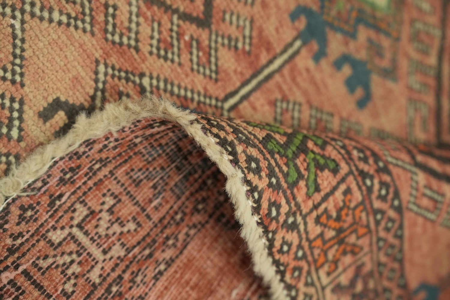 Vintage Geometric Lori Persian Area Rug 5x9