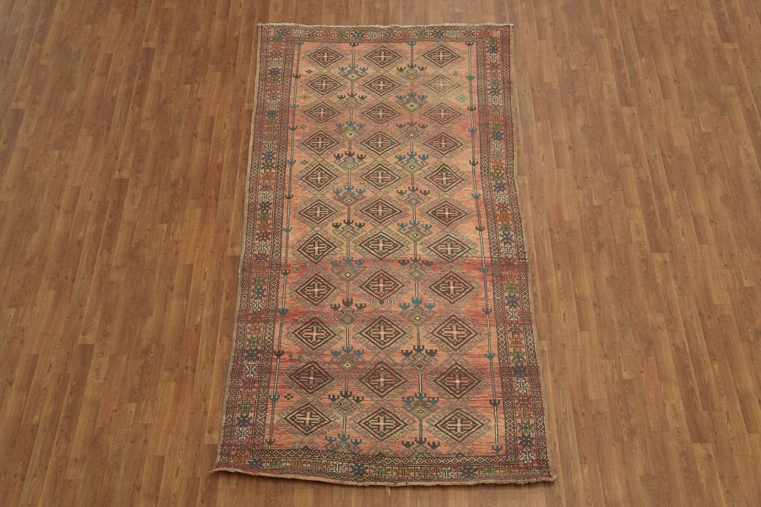 Vintage Geometric Lori Persian Area Rug 5x9