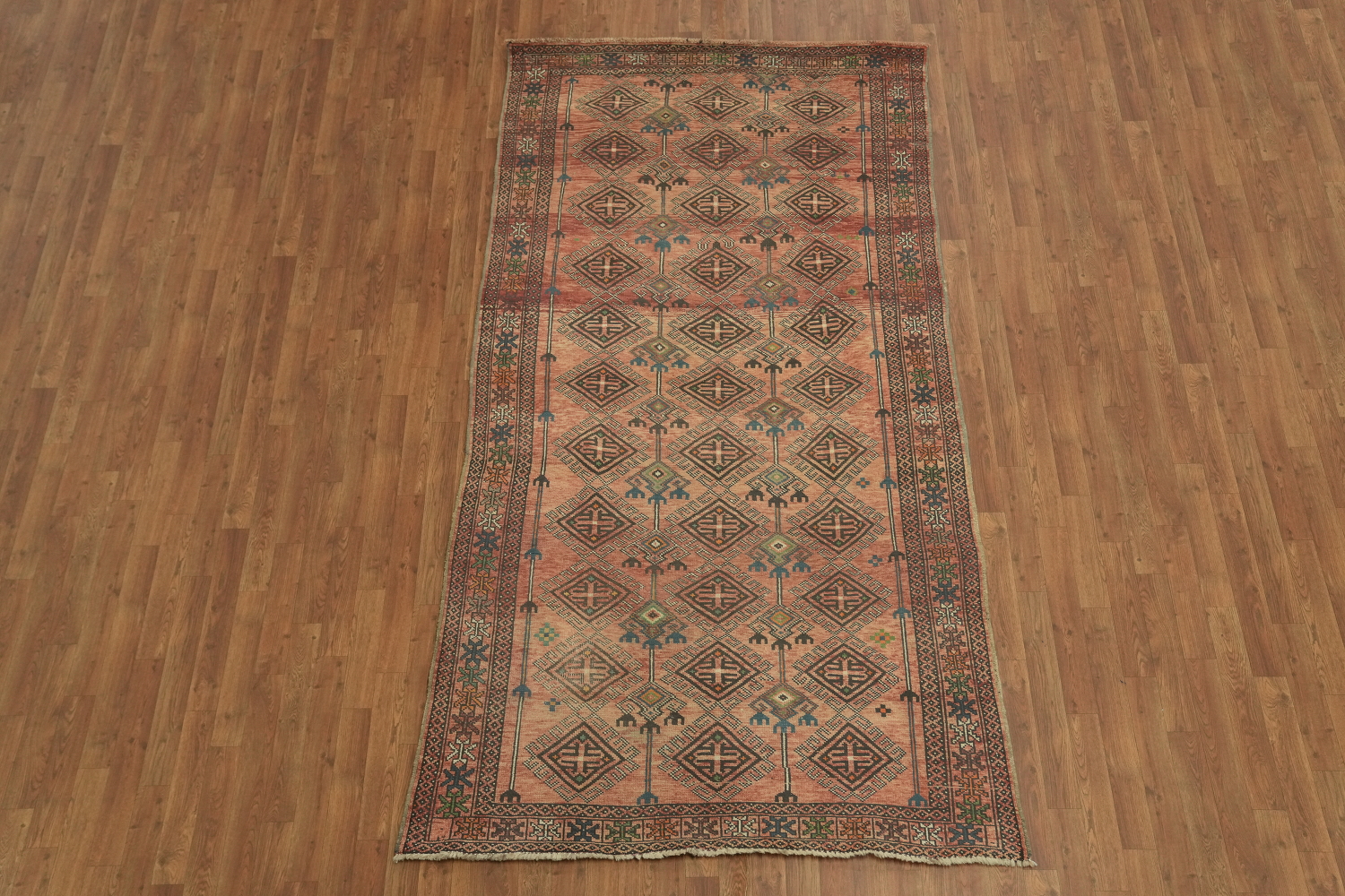 Vintage Geometric Lori Persian Area Rug 5x9