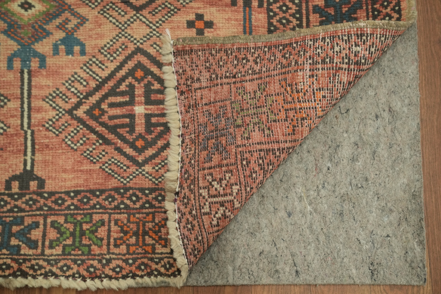 Vintage Geometric Lori Persian Area Rug 5x9