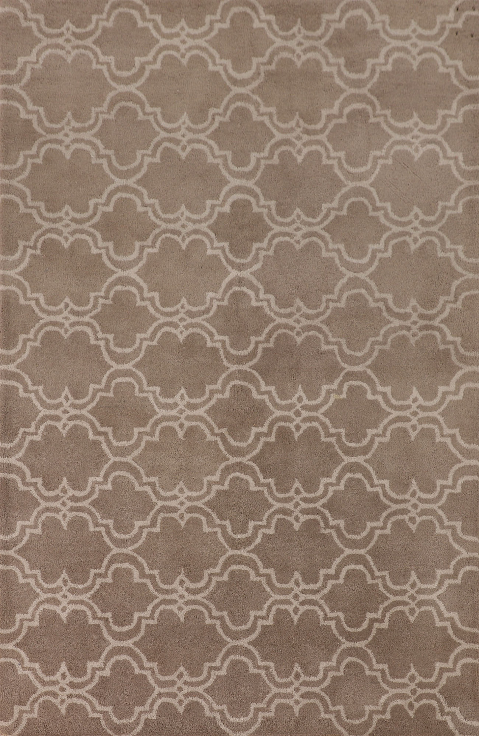 All-Over Trellis Hand-Tufted Area Rug 5x8