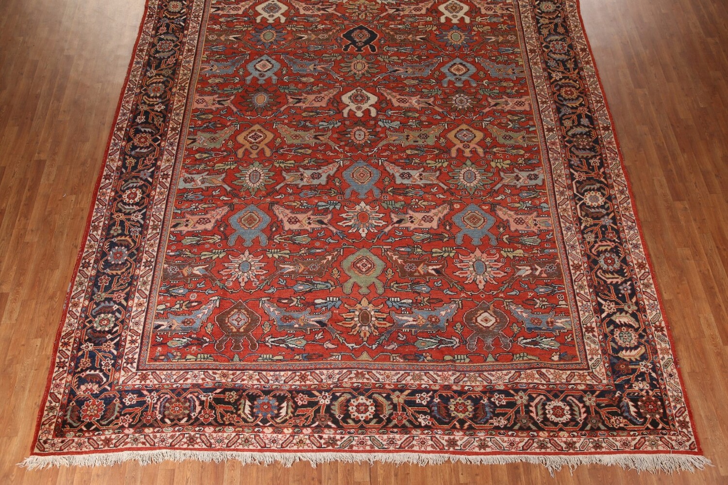 Pre-1900 Vegetable Dye Sultanabad Ziegler Persian Rug 12x17