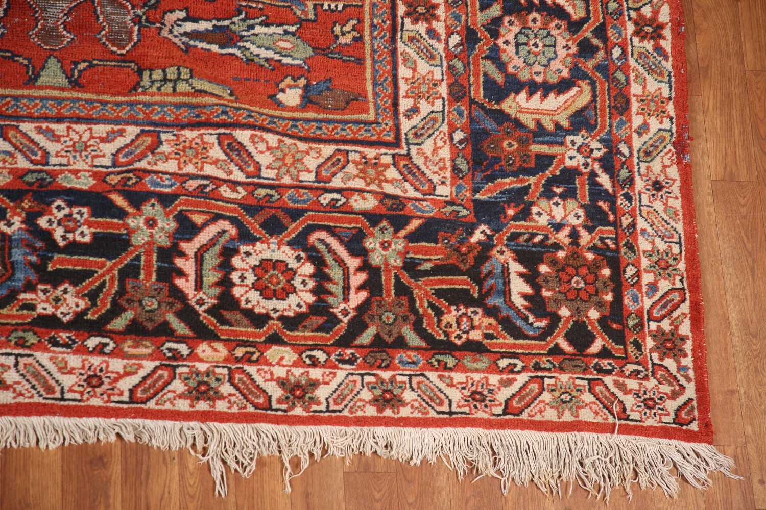 Pre-1900 Vegetable Dye Sultanabad Ziegler Persian Rug 12x17