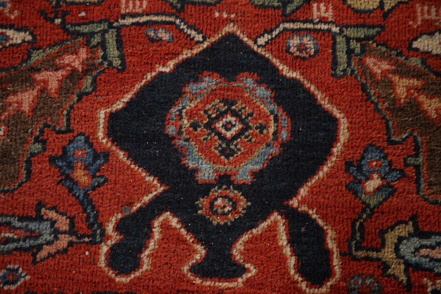 Pre-1900 Vegetable Dye Sultanabad Ziegler Persian Rug 12x17