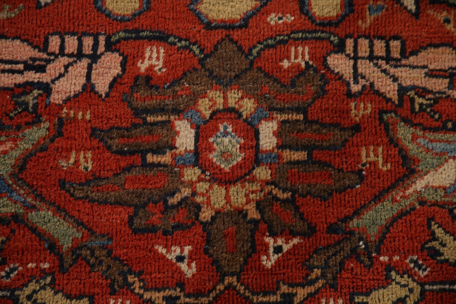 Pre-1900 Vegetable Dye Sultanabad Ziegler Persian Rug 12x17