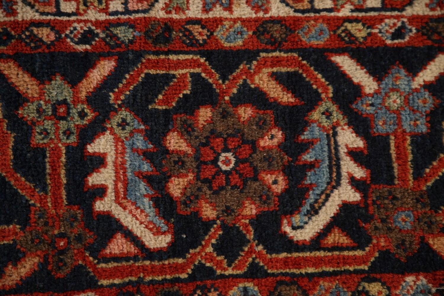 Pre-1900 Vegetable Dye Sultanabad Ziegler Persian Rug 12x17