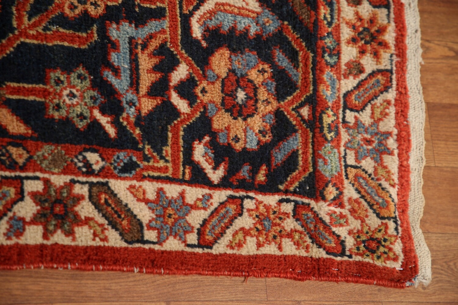 Pre-1900 Vegetable Dye Sultanabad Ziegler Persian Rug 12x17