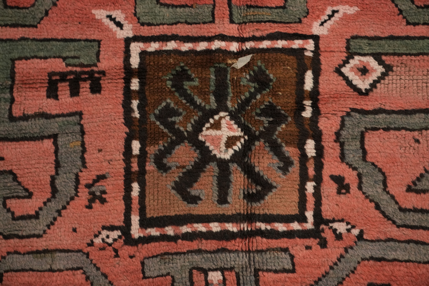 Vegetable Dye Kazak Oriental Runner Rug 4x11