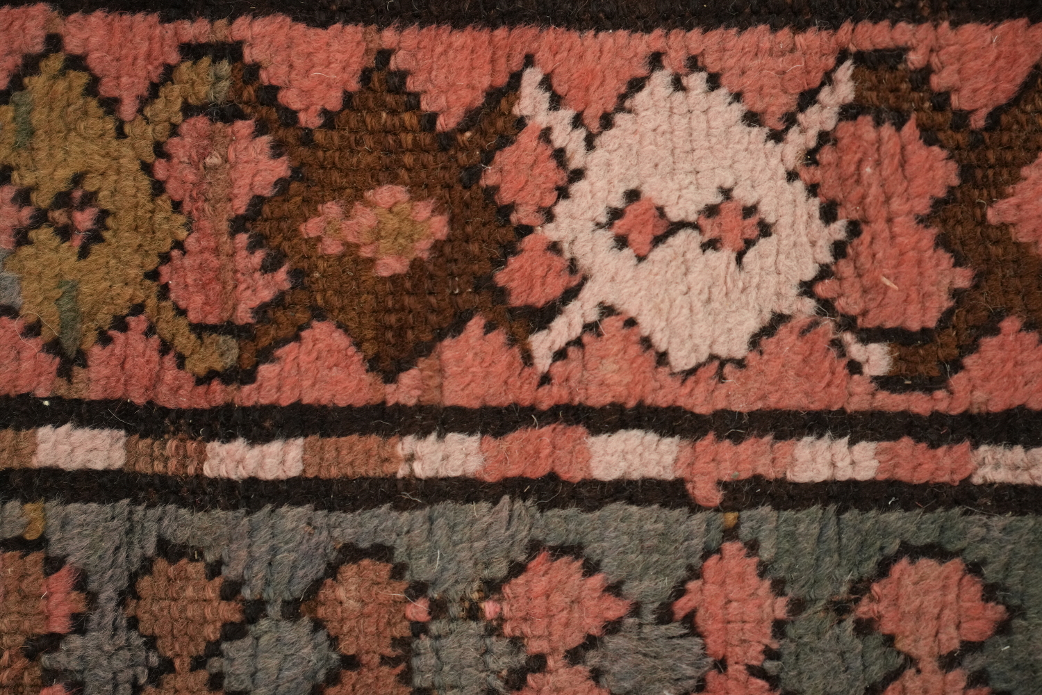 Vegetable Dye Kazak Oriental Runner Rug 4x11