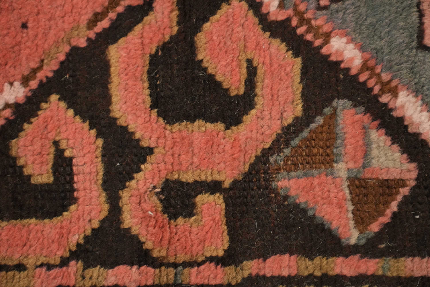 Vegetable Dye Kazak Oriental Runner Rug 4x11