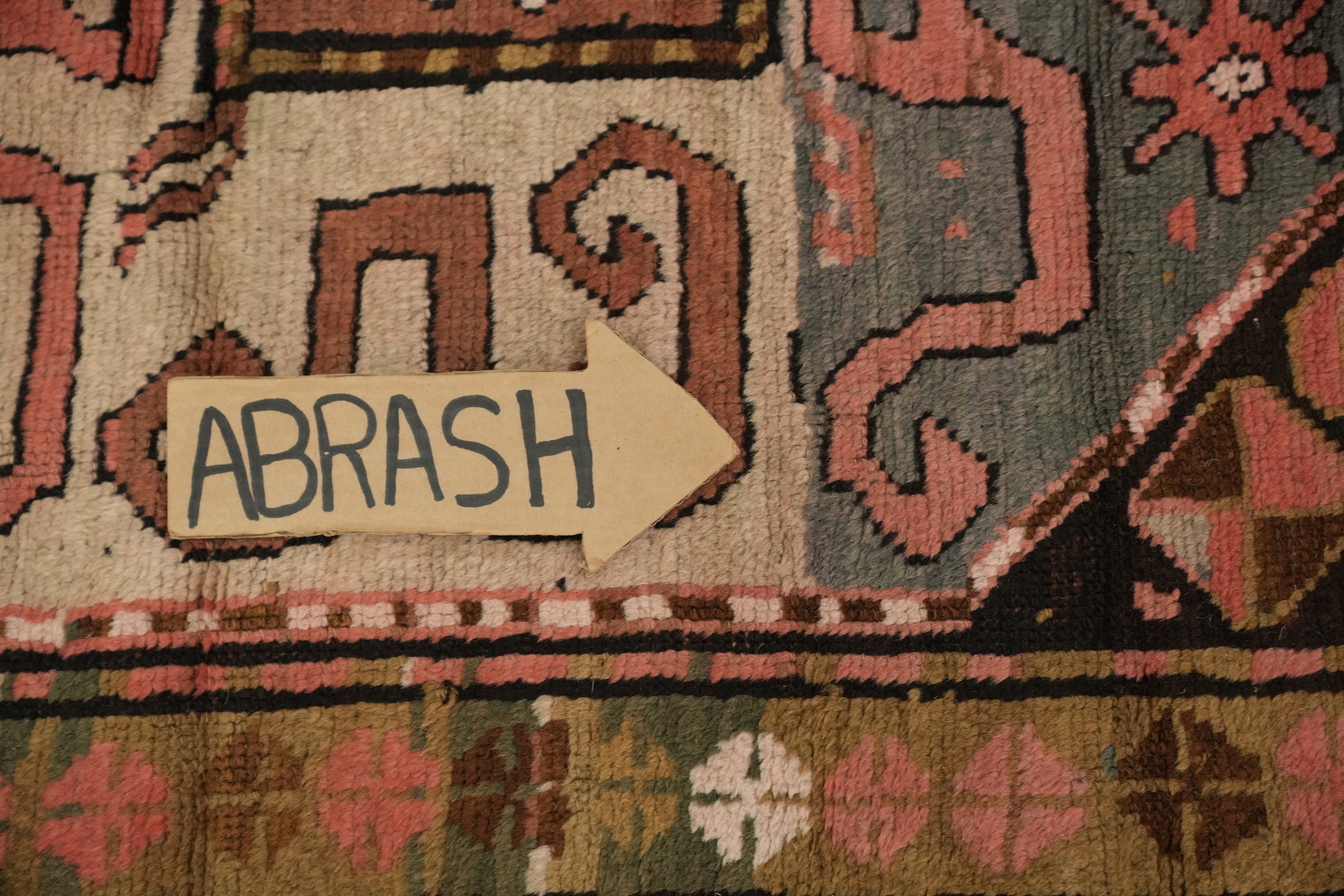Vegetable Dye Kazak Oriental Runner Rug 4x11