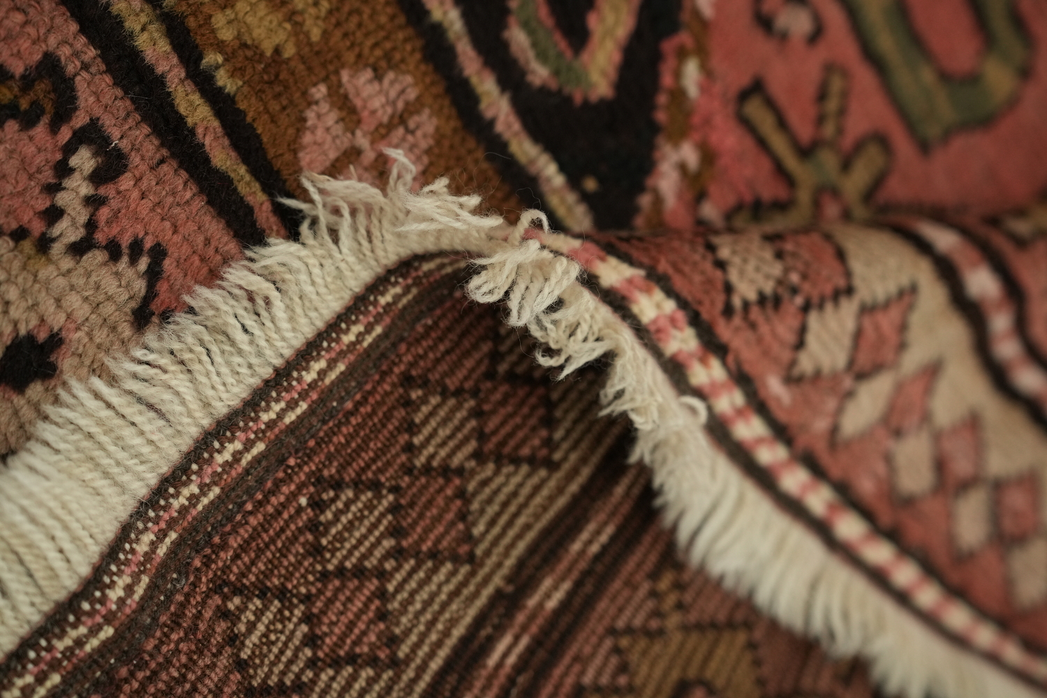 Vegetable Dye Kazak Oriental Runner Rug 4x11