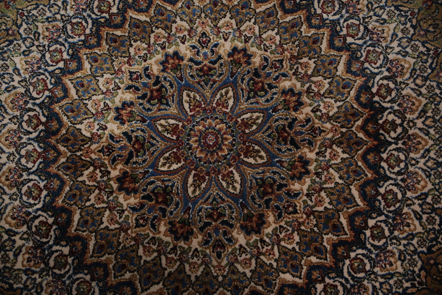 Traditional Blue Tabriz Oriental Area Rug 7x10