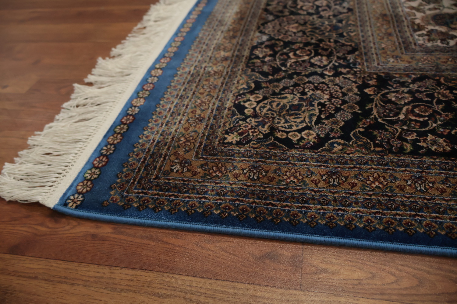 Traditional Blue Tabriz Oriental Area Rug 7x10
