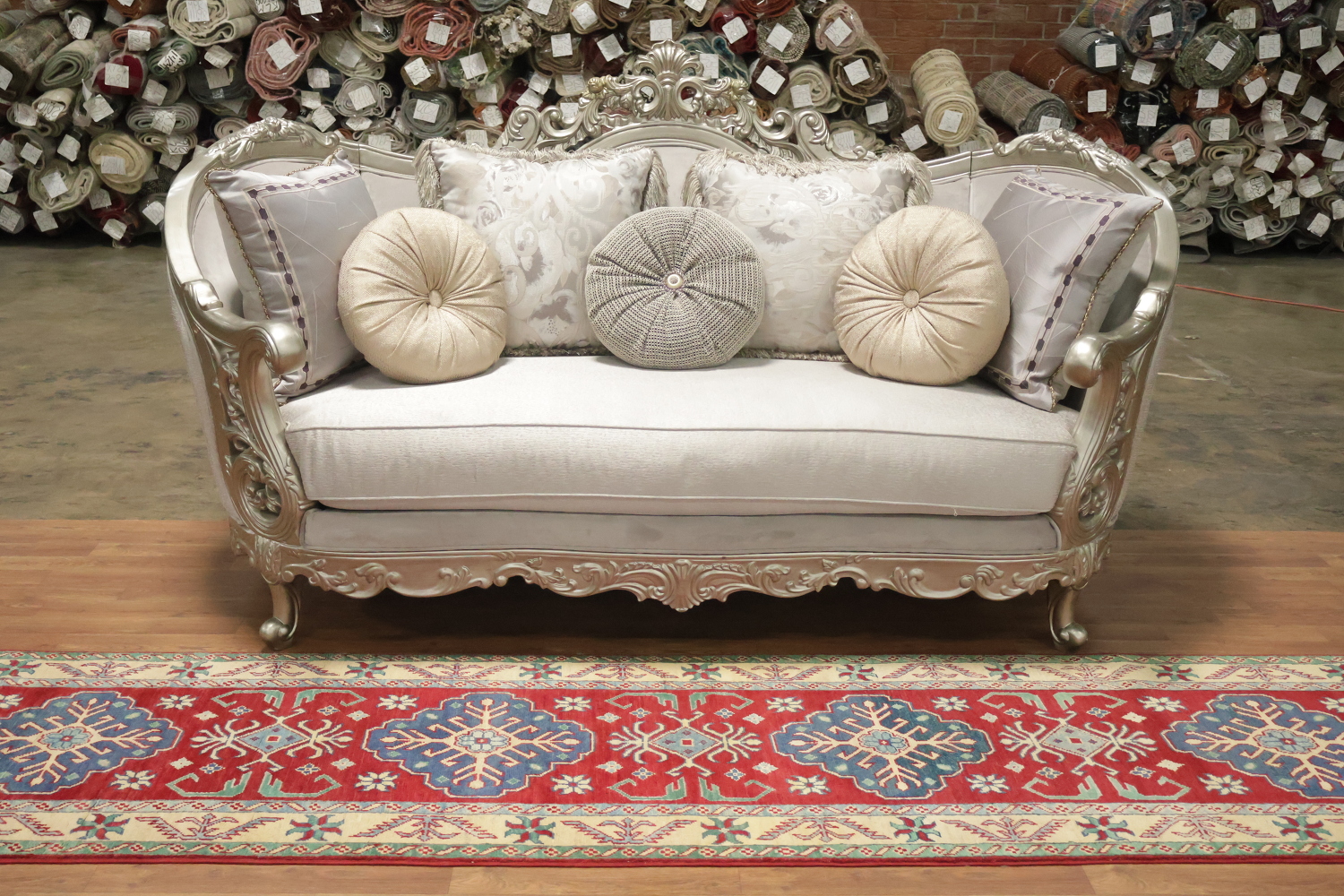 Handmade Kazak Oriental Runner Rug 2x16