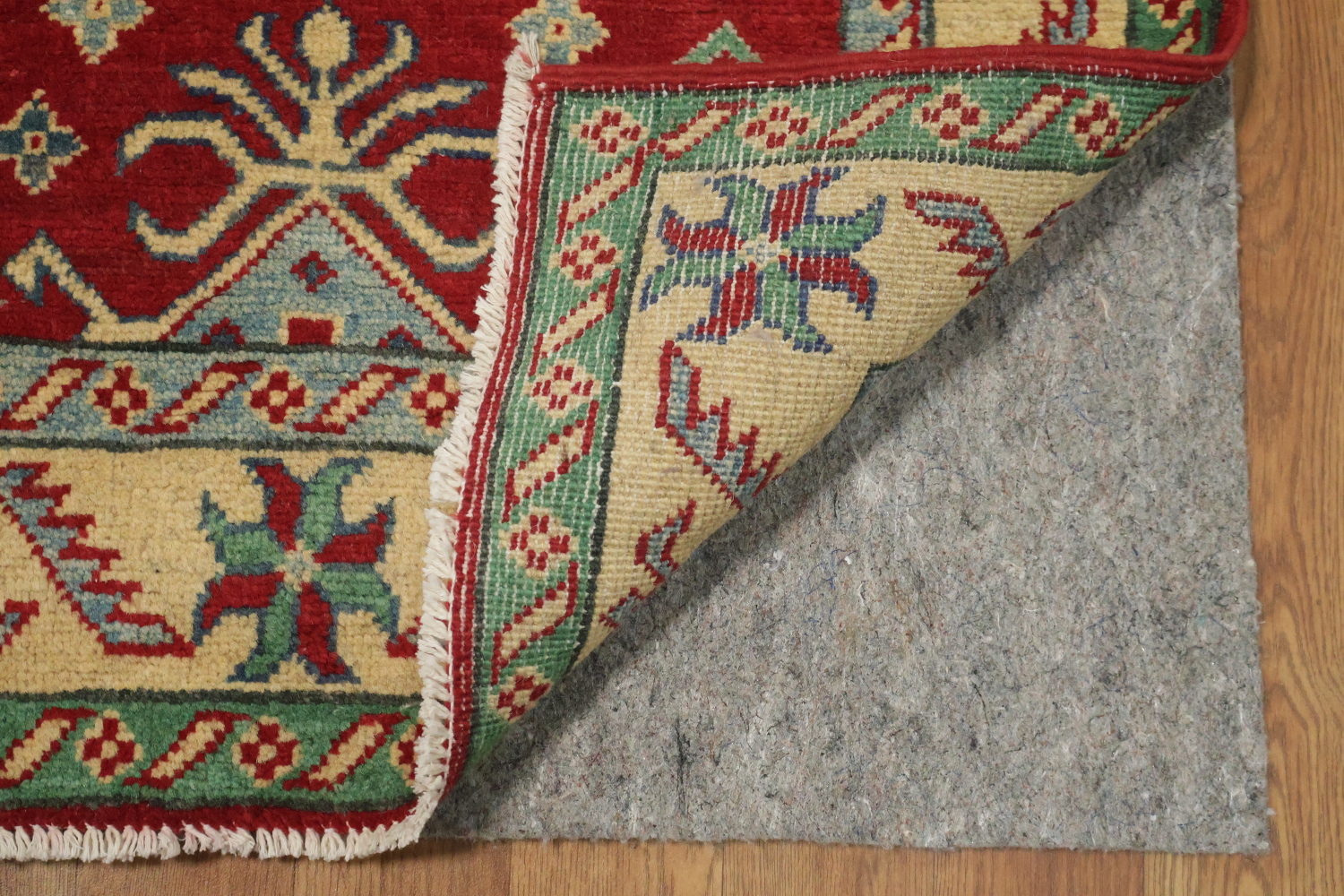 Handmade Kazak Oriental Runner Rug 2x16