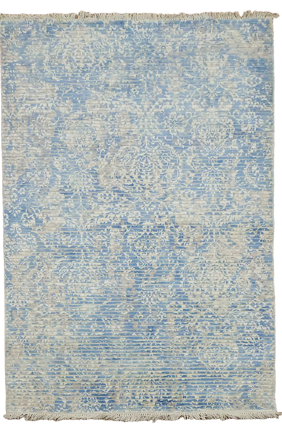 Classic Distressed Blue Rug for Stylish Living Spaces 4'x6'