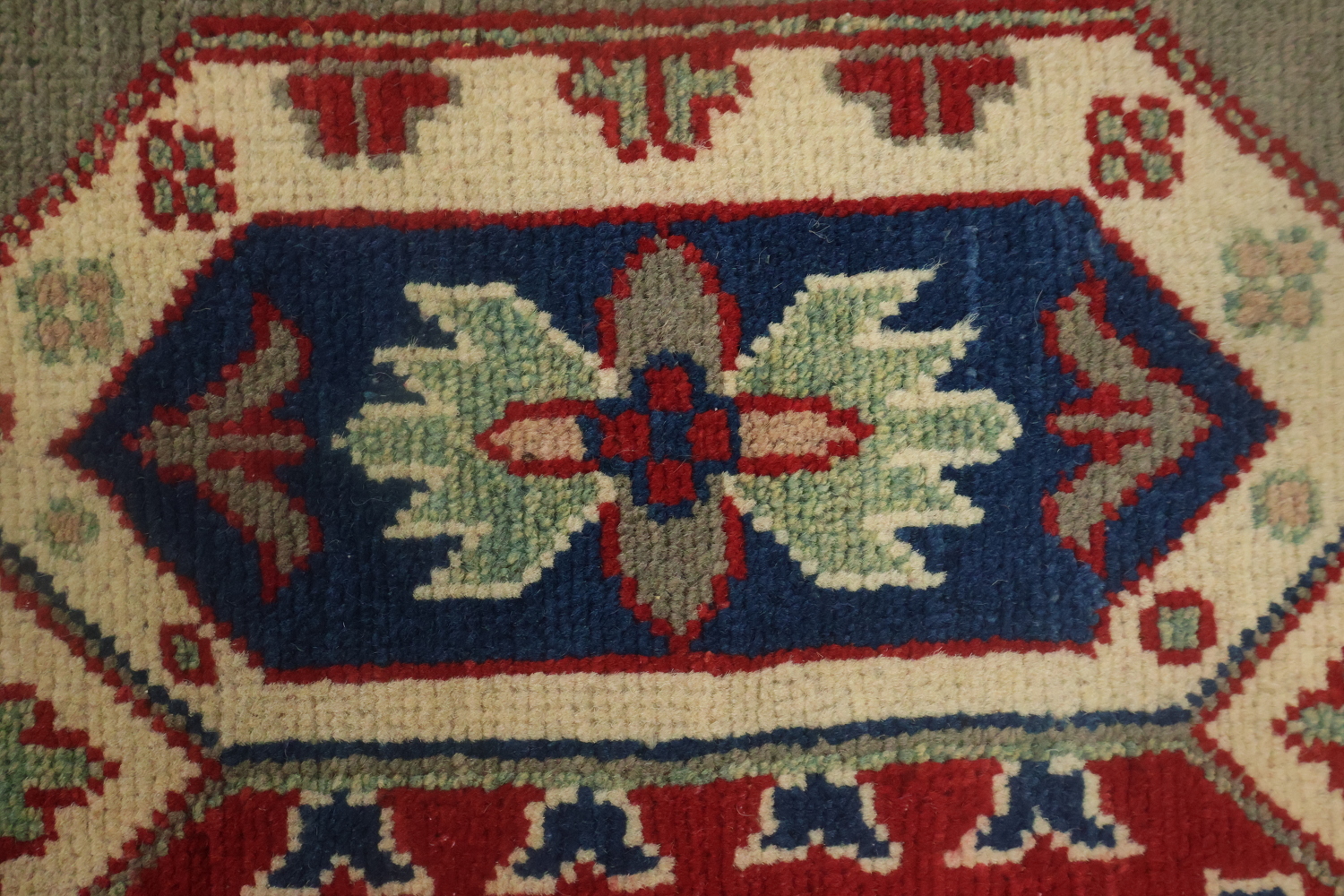 Handmade Red Kazak Oriental Area Rug 7x10