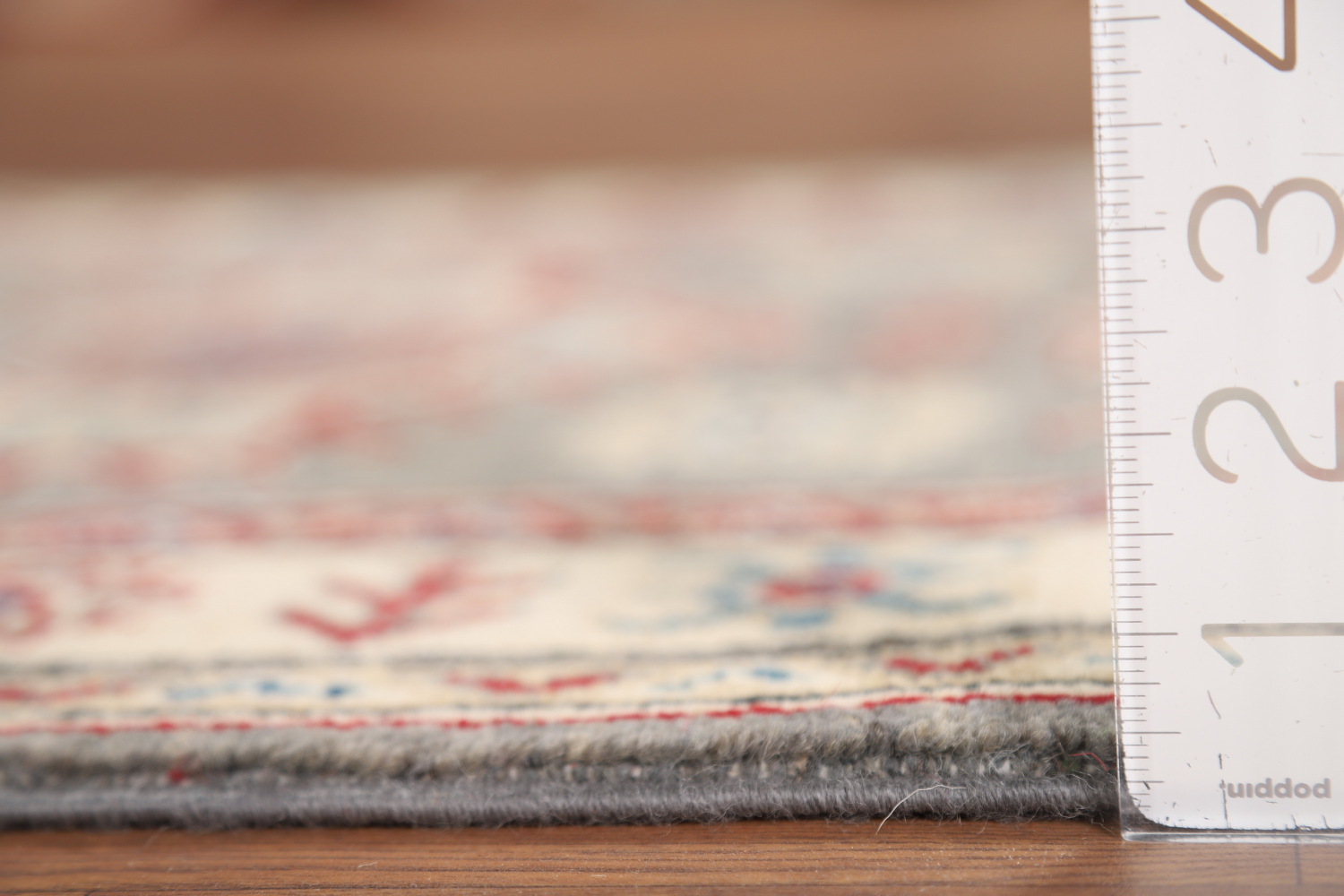 Geometric Kazak Oriental Runner Rug 3x16