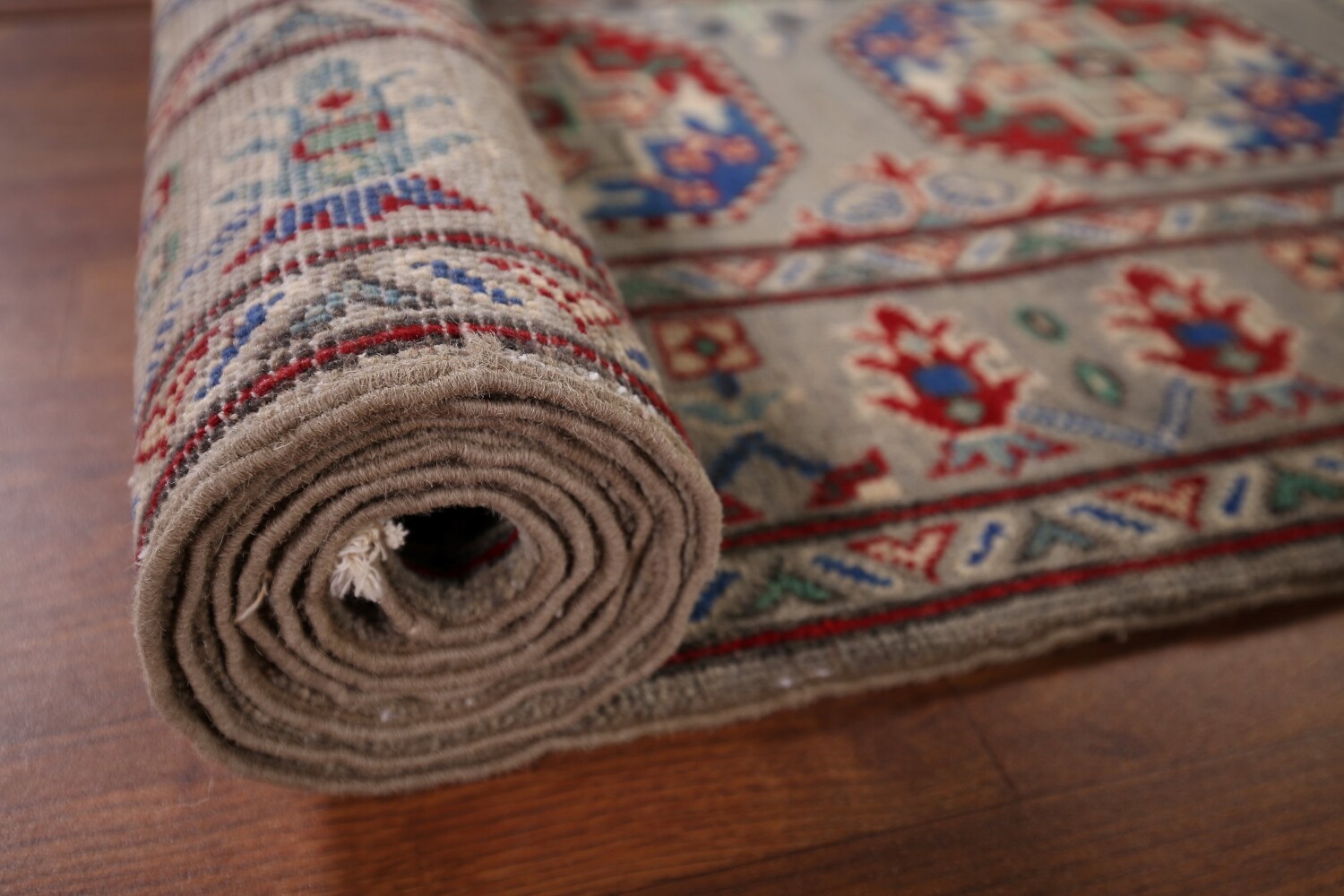 Handmade Kazak Oriental Runner Rug 3x13