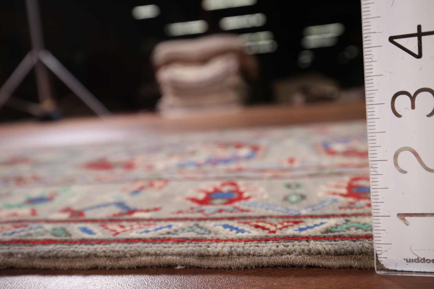 Handmade Kazak Oriental Runner Rug 3x13
