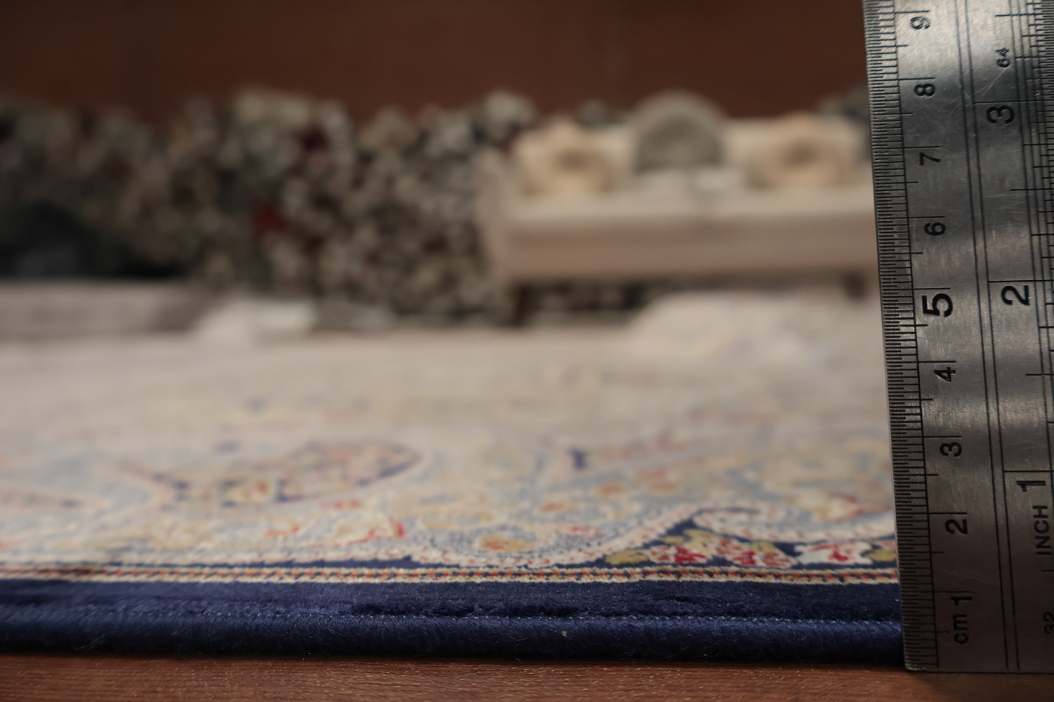Elegant Handcrafted Qum Area Rug 7x10 with Timeless Classic Design