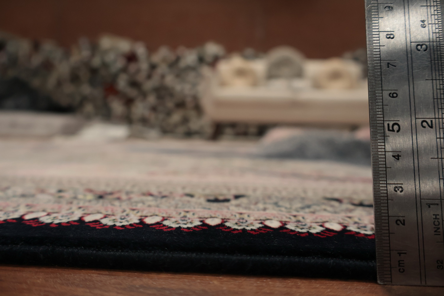 Exquisite Traditional Qum Area Rug 7x10 with Ornate Centerpiece Detail