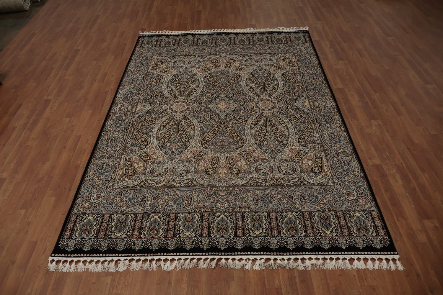 Traditional Qum Turkish Living Room Rug 7x10