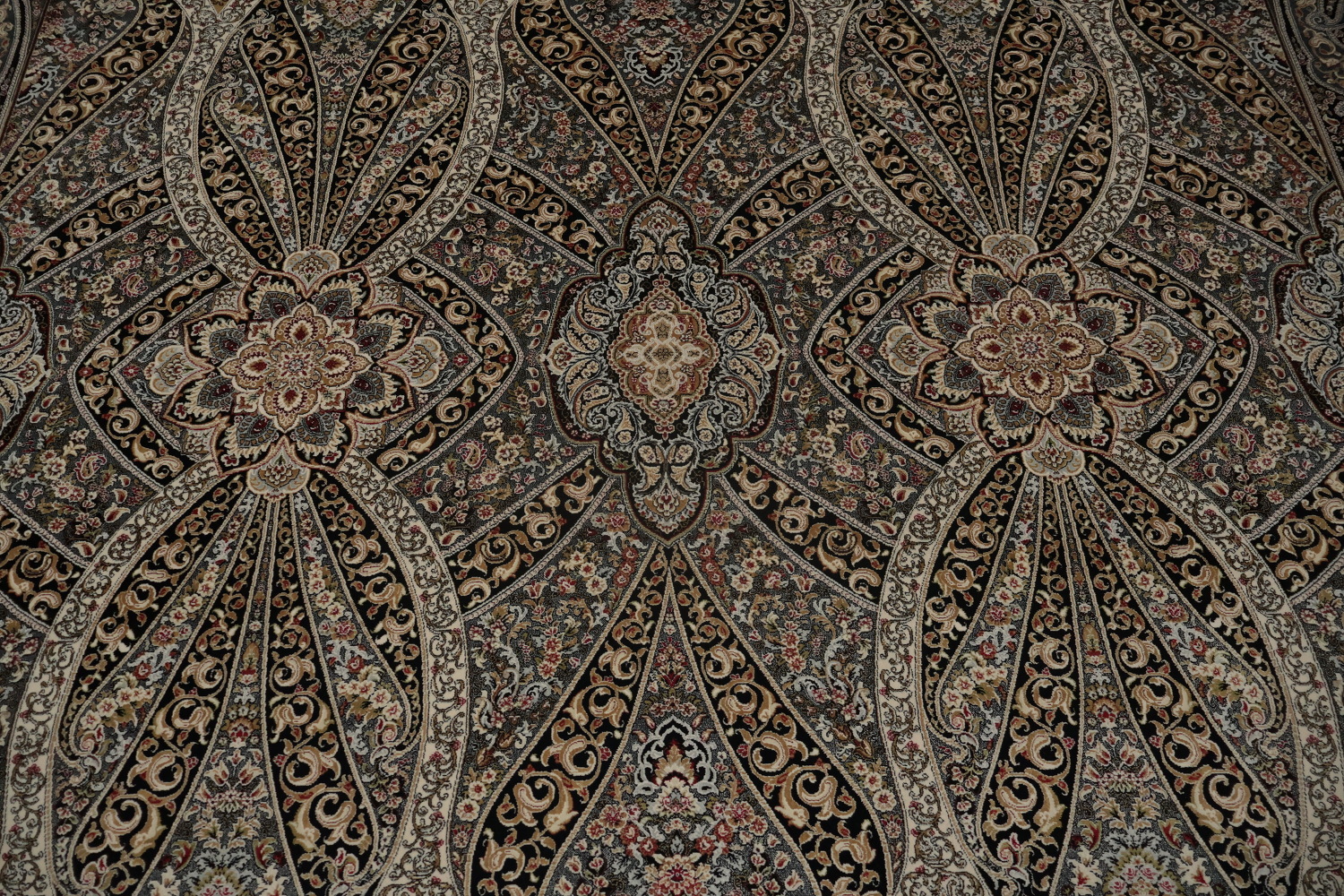 Traditional Qum Turkish Living Room Rug 7x10