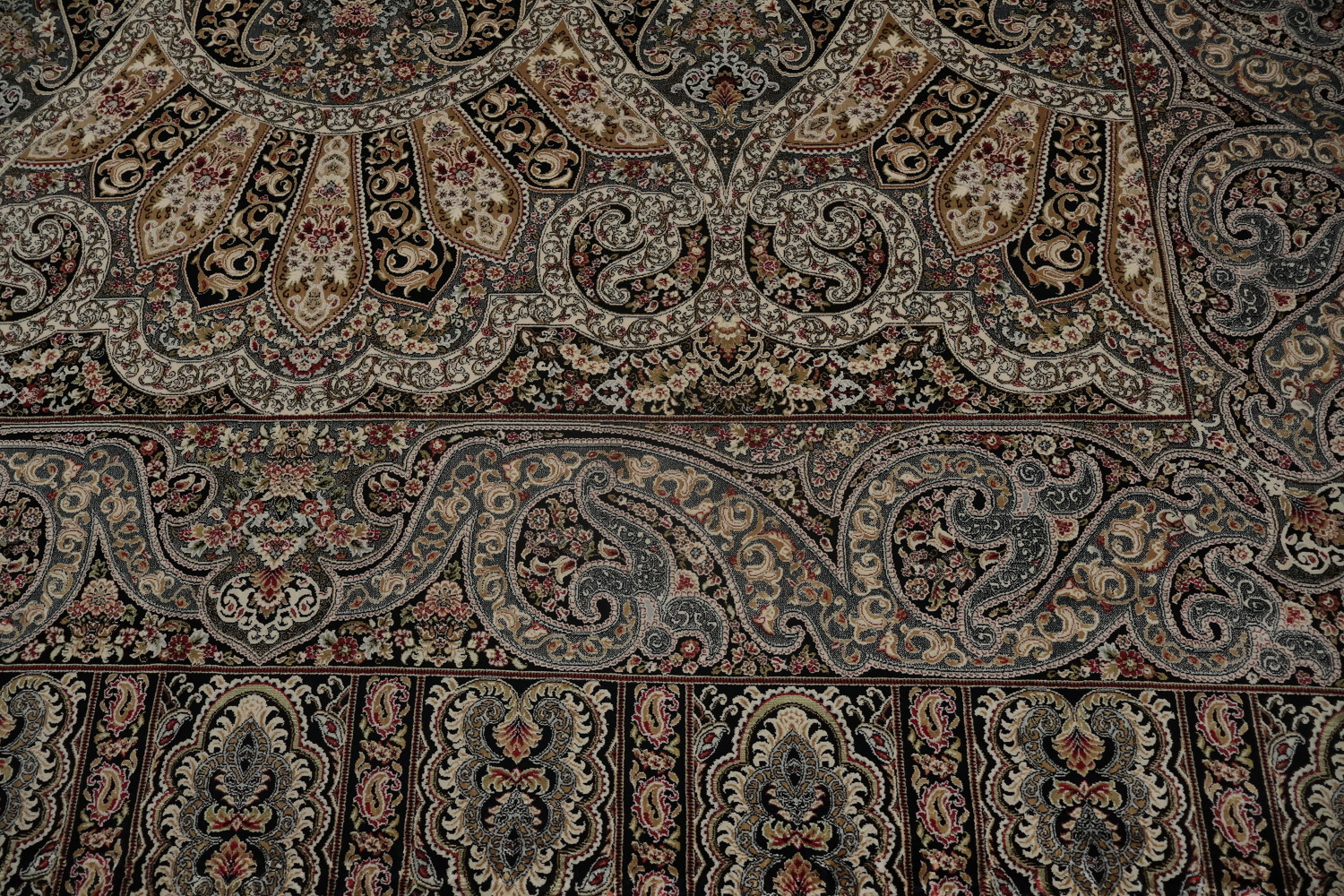 Traditional Qum Turkish Living Room Rug 7x10