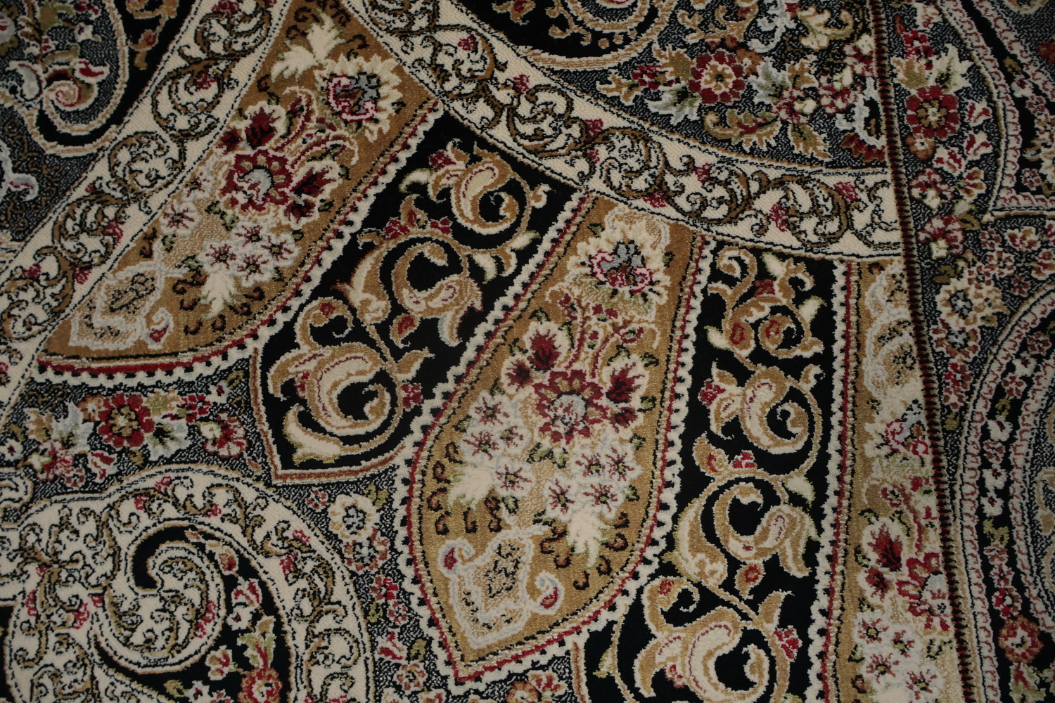 Traditional Qum Turkish Living Room Rug 7x10