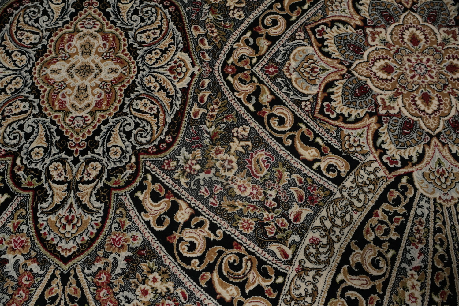 Traditional Qum Turkish Living Room Rug 7x10