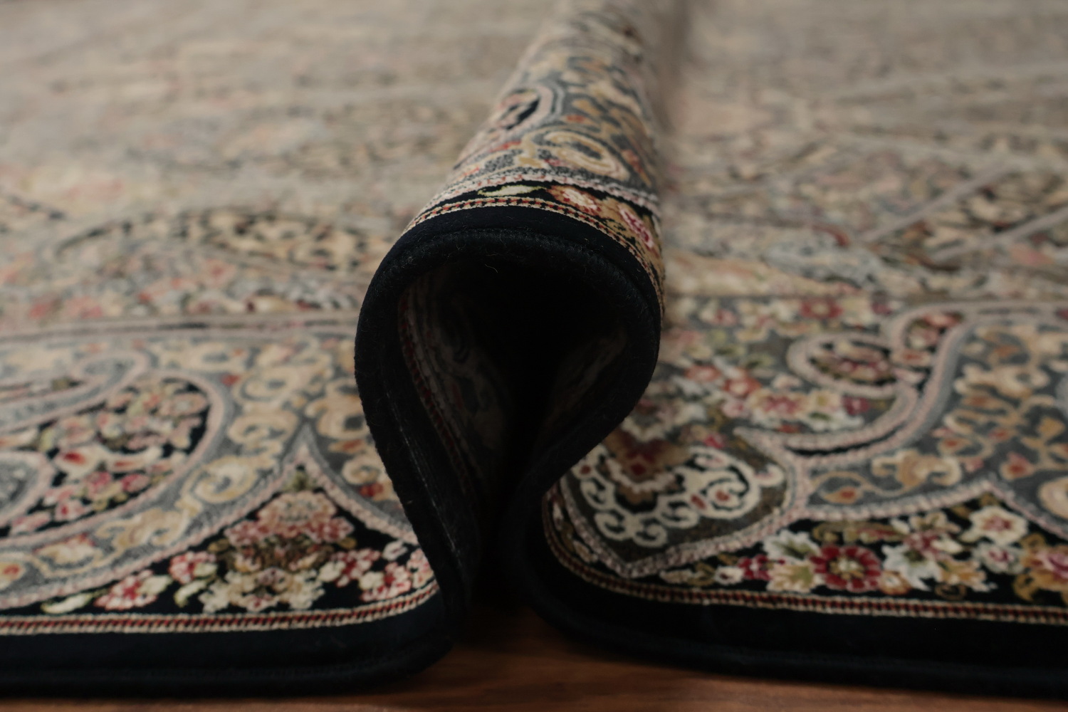 Traditional Qum Turkish Living Room Rug 7x10