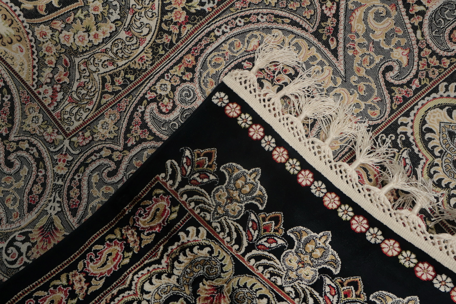 Traditional Qum Turkish Living Room Rug 7x10