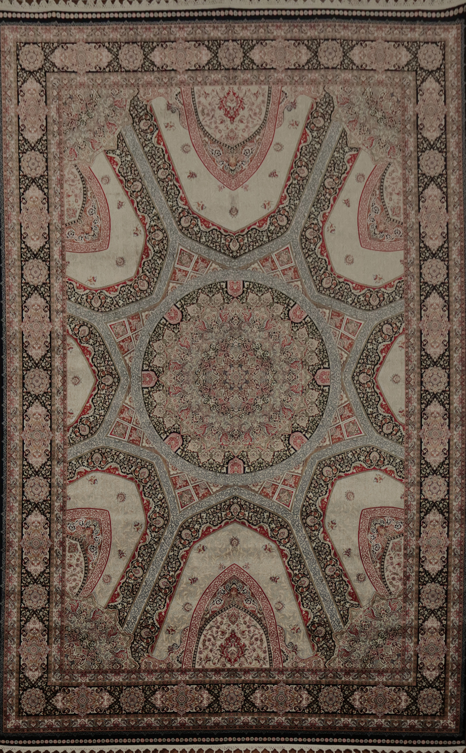 Elegant Traditional Paisley Design Rug with Intricate Patterns 7x10