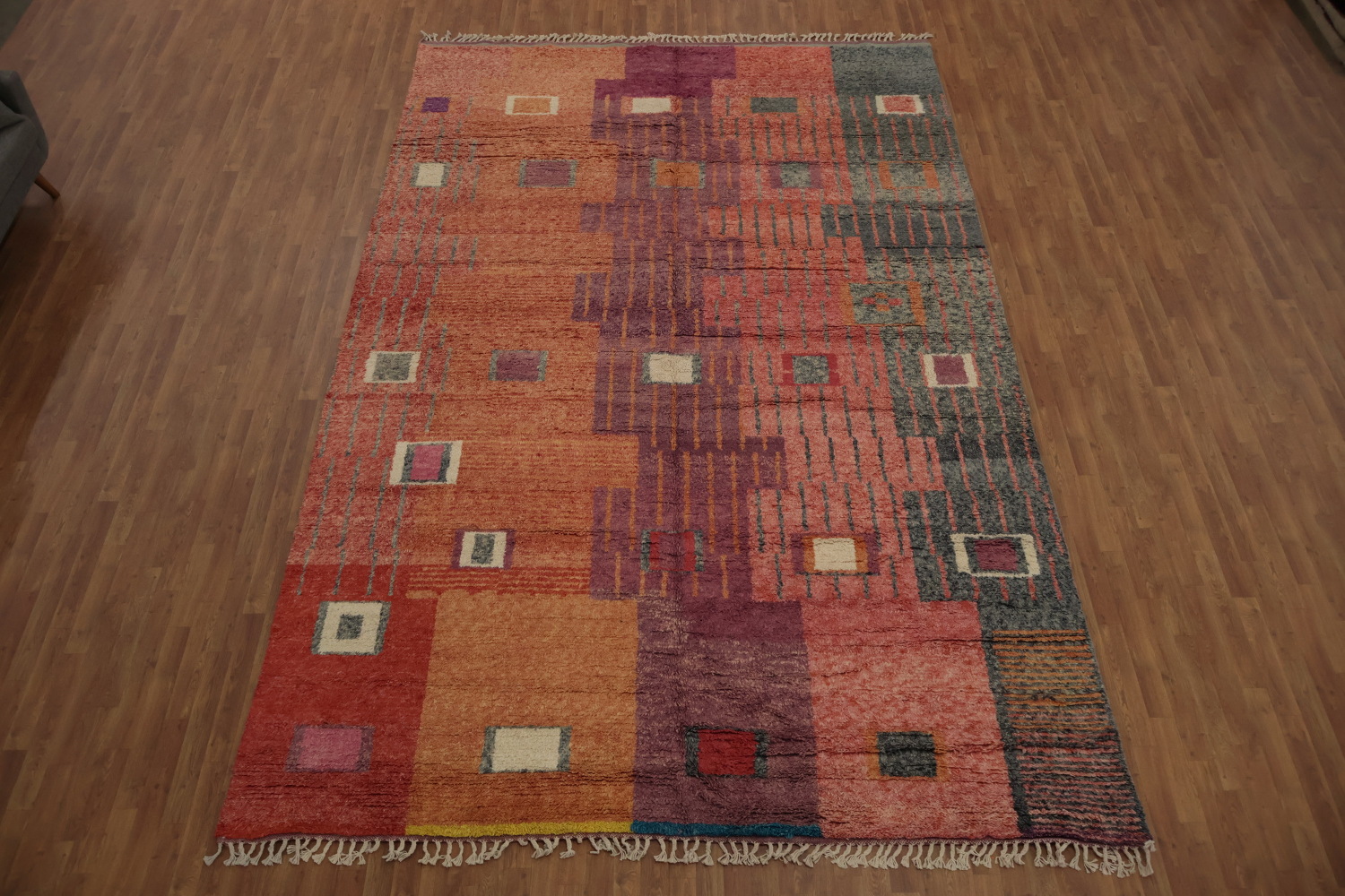 Colorful Moroccan Large Area Rug 9x14 Adding Artistic Flair to Your Home