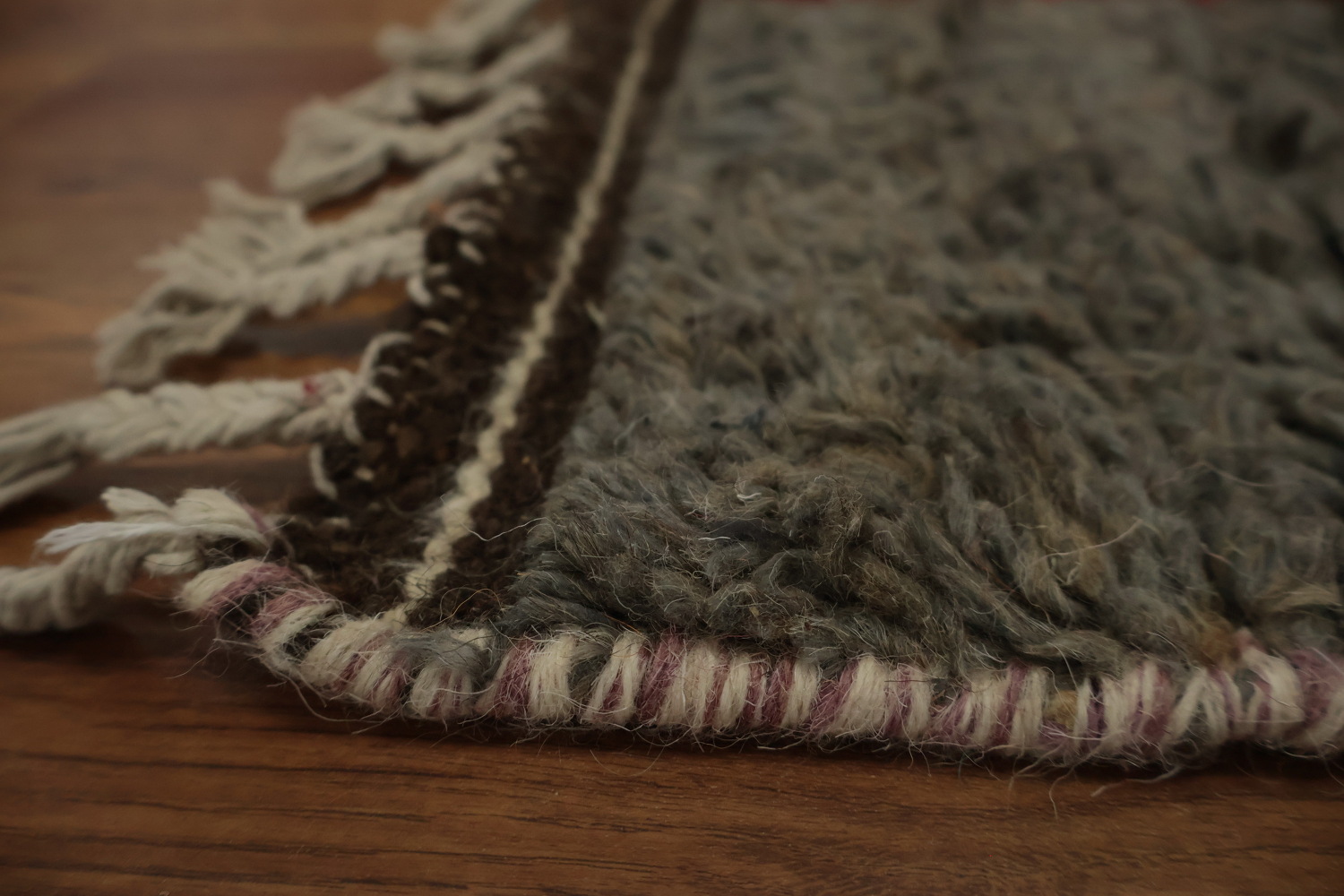 Checkered Moroccan Living Room Area Rug 6x9