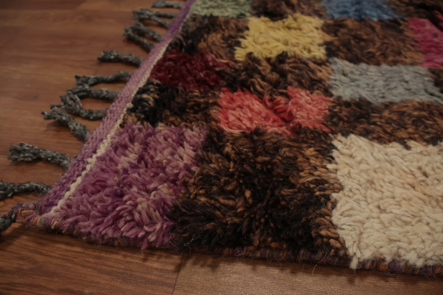 Checkered Moroccan Oriental Area Rug 5x8