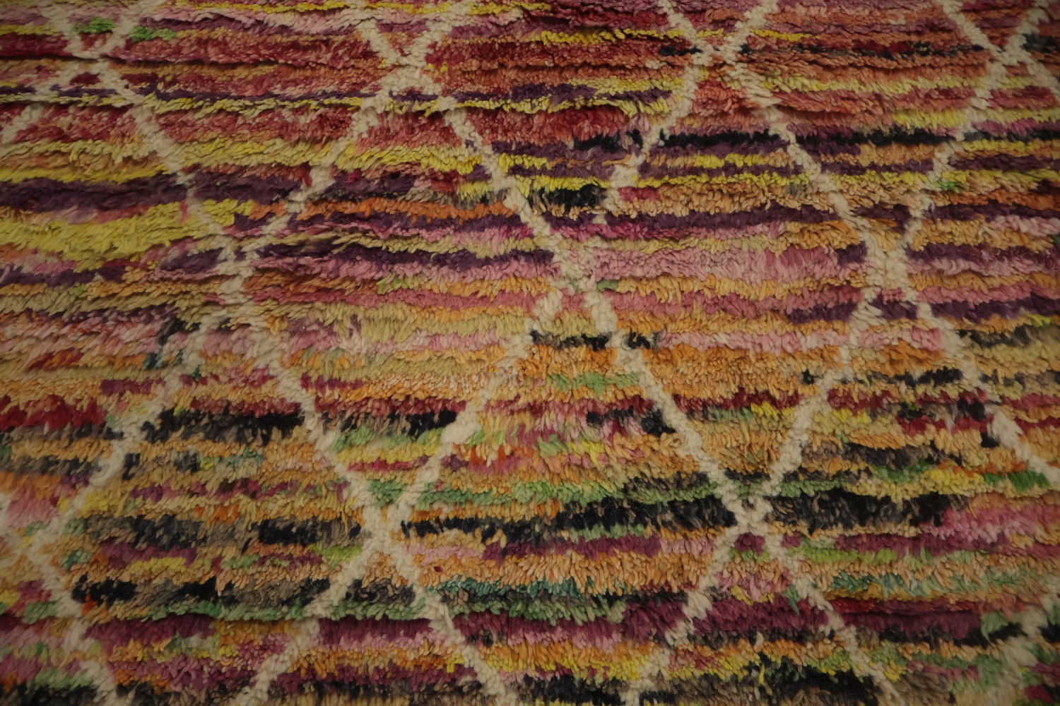 Colorful Woven Plush Moroccan Rug 4x7 for Style and Comfort