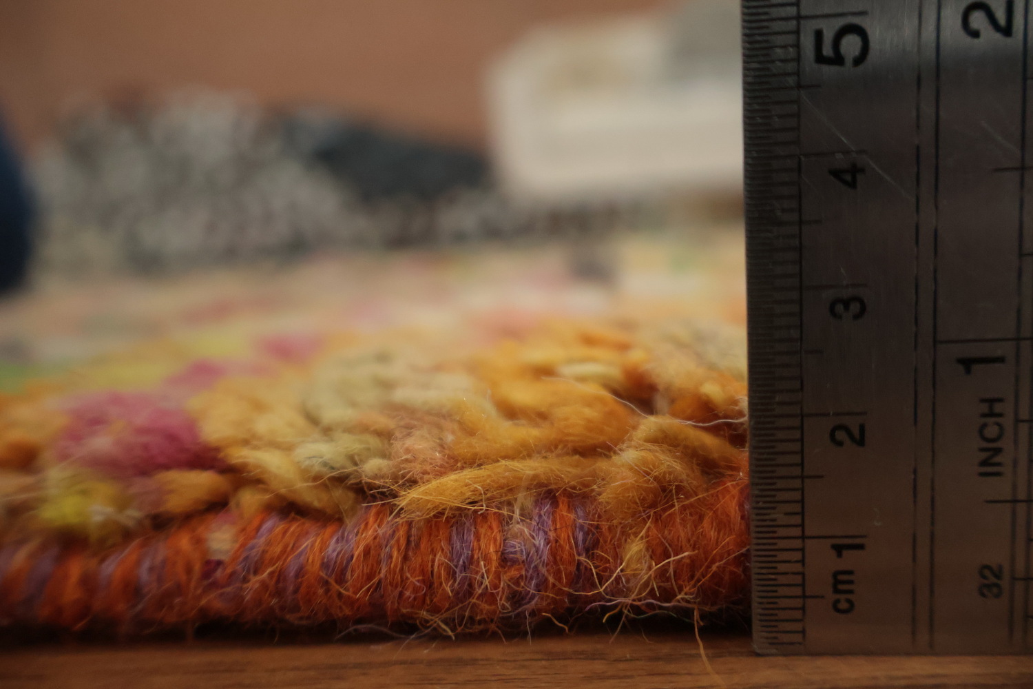 Colorful Woven Plush Moroccan Rug 4x7 for Style and Comfort