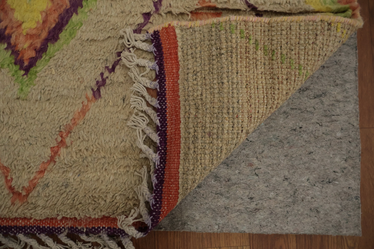 Trellis Geometric Moroccan Wool Area Rug 5x8