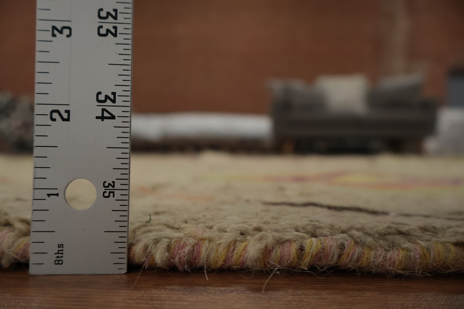 Trellis Geometric Moroccan Wool Area Rug 5x8