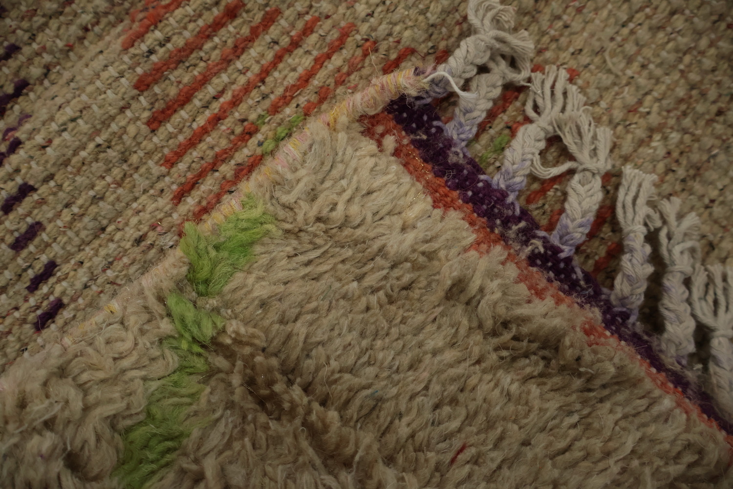 Trellis Geometric Moroccan Wool Area Rug 5x8